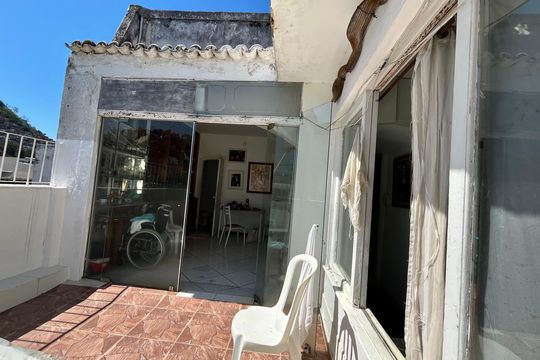 Varanda da sala de apartamento à venda com 2 quartos, 60m² em Copacabana, Rio de Janeiro