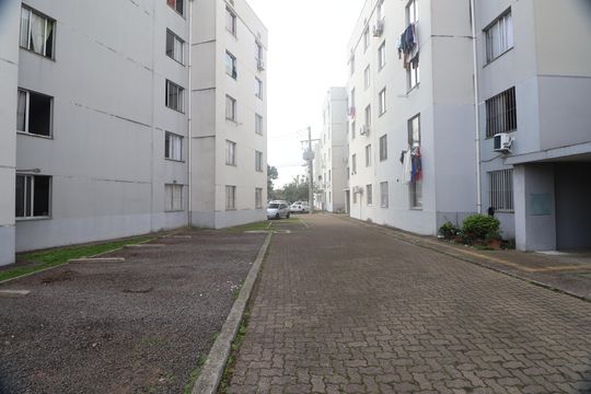Área comum de apartamento à venda com 2 quartos, 47m² em Mato Grande, Canoas