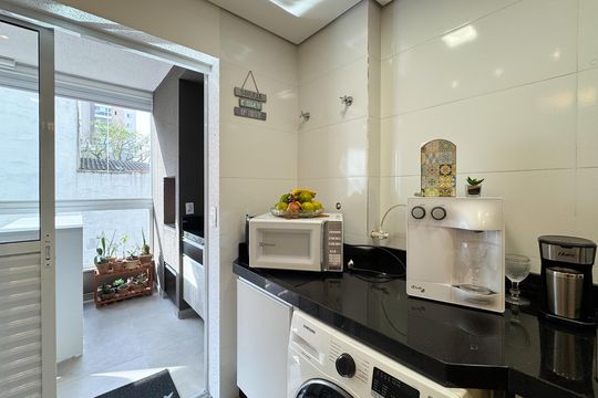 Área de Serviço de apartamento à venda com 3 quartos, 77m² em Vila Marlene, São Bernardo do Campo