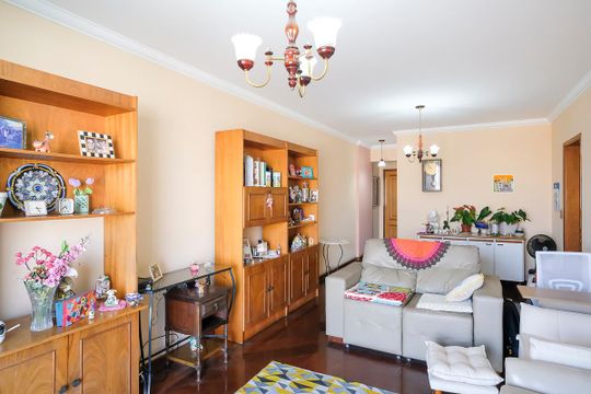 Sala de apartamento à venda com 3 quartos, 121m² em Santo Antônio, São Caetano do Sul