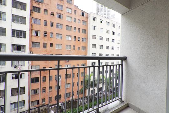 Varanda de apartamento para alugar com 1 quarto, 35m² em Liberdade, São Paulo