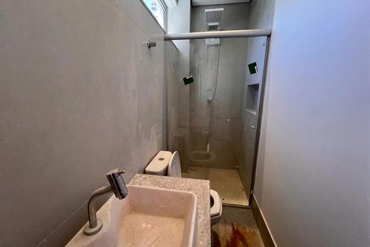 Banheiro de apartamento para alugar com 3 quartos, 100m² em Santo Agostinho, Belo Horizonte