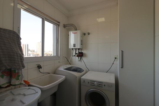Área de Serviço de apartamento à venda com 3 quartos, 156m² em Campestre, Santo André
