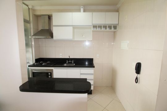 Cozinha de apartamento para alugar com 2 quartos, 59m² em Jardim Augusta, São José dos Campos