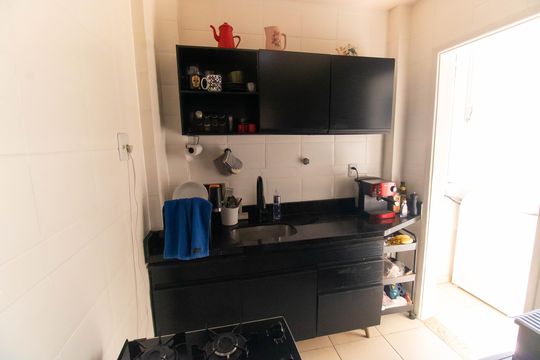 Cozinha de apartamento à venda com 1 quarto, 55m² em Icaraí, Niterói