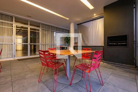 Área comum - Churrasqueira de apartamento para alugar com 1 quarto, 65m² em Sumaré, São Paulo