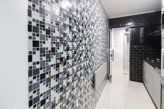 Cozinha de apartamento para alugar com 2 quartos, 52m² em Vila Regente Feijó, São Paulo