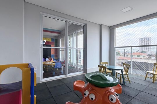 Área externa de apartamento à venda com 3 quartos, 76m² em Coimbra, Goiânia