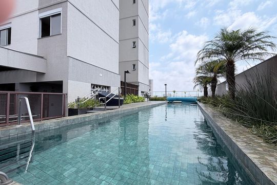 Área externa de apartamento à venda com 3 quartos, 76m² em Coimbra, Goiânia