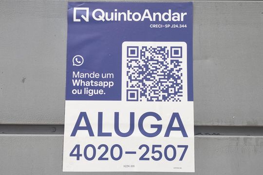 Placa de apartamento para alugar com 2 quartos, 40m² em Vila Bela, São Paulo