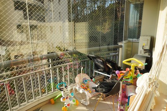 Sacada de apartamento à venda com 3 quartos, 100m² em Residencial Tambore Iii, Santana de Parnaíba
