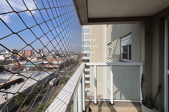 Sacada da Sala de apartamento à venda com 2 quartos, 82m² em São Geraldo, Porto Alegre