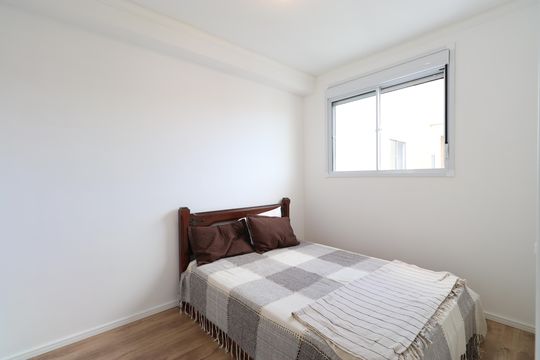 Quarto 1 de apartamento para alugar com 2 quartos, 37m² em Bom Retiro, São Paulo