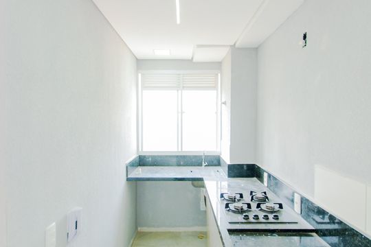 Cozinha de apartamento para alugar com 2 quartos, 44m² em Vila Nova Bonsucesso, Guarulhos