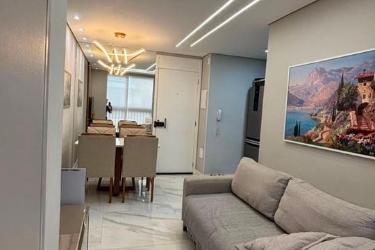 Sala de apartamento à venda com 2 quartos, 49m² em Centro, Osasco