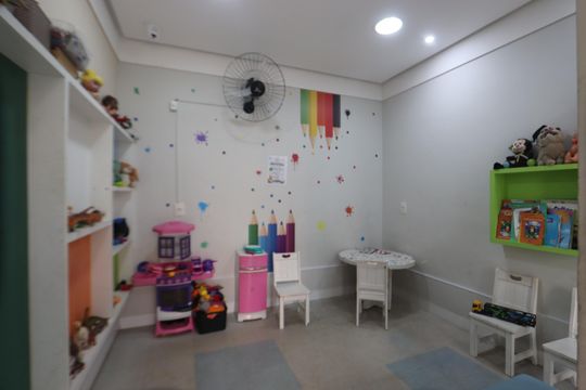 Área comum -  Brinquedoteca de apartamento à venda com 3 quartos, 58m² em Parque São Lourenço, São Paulo