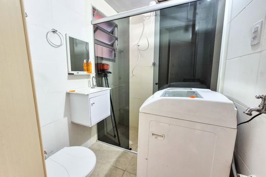Área de serviço de kitnet/studio para alugar com 1 quarto, 30m² em Vila Buarque, São Paulo