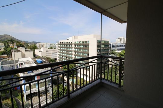 Varanda da Sala de apartamento para alugar com 3 quartos, 81m² em Freguesia (jacarepaguá), Rio de Janeiro