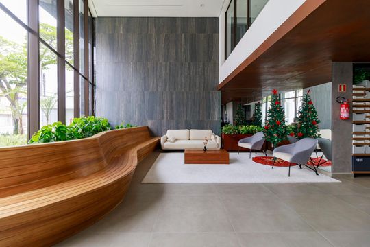 Hall Social de kitnet/studio à venda com 0 quarto, 20m² em Jardim das Acacias, São Paulo