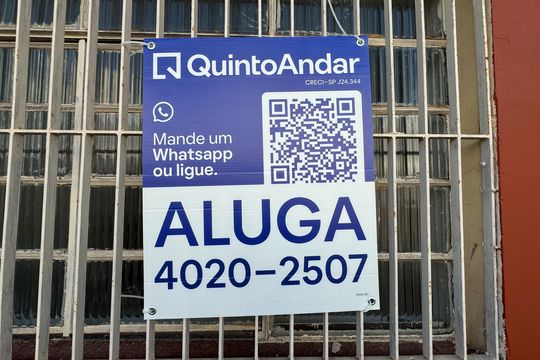 Placa de casa para alugar com 2 quartos, 70m² em Centro, São Bernardo do Campo