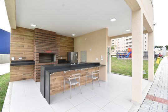 Área comum - Churrasqueira de apartamento para alugar com 2 quartos, 80m² em Bairro Alto, Curitiba