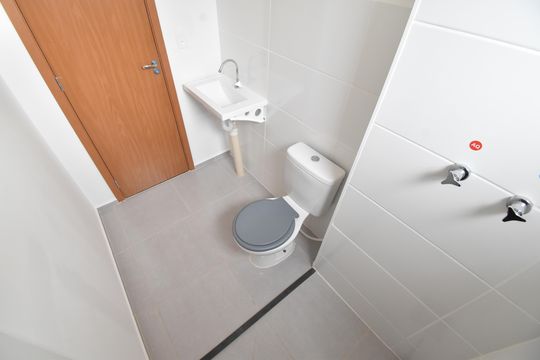 Banheiro de apartamento para alugar com 2 quartos, 80m² em Bairro Alto, Curitiba