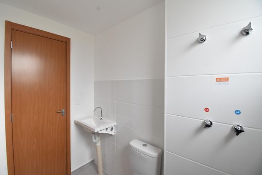 Banheiro de apartamento para alugar com 2 quartos, 80m² em Bairro Alto, Curitiba
