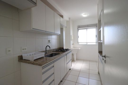 Cozinha de apartamento para alugar com 2 quartos, 54m² em Nova Aliança, Ribeirão Preto
