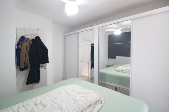Quarto 2 de casa de condomínio para alugar com 2 quartos, 65m² em Jardim Cristal, São Paulo