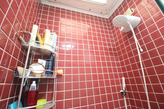 Banheiro de casa de condomínio para alugar com 2 quartos, 65m² em Jardim Cristal, São Paulo