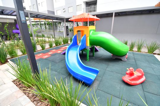 Área comum - Playground de apartamento à venda com 2 quartos, 66m² em Mansões Santo Antônio, Campinas