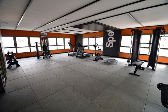 Área comum - Academia de apartamento à venda com 2 quartos, 66m² em Mansões Santo Antônio, Campinas