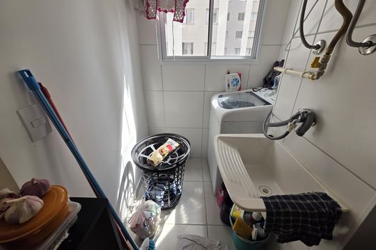 Área de Serviço de apartamento à venda com 2 quartos, 37m² em Jardim, Santo André
