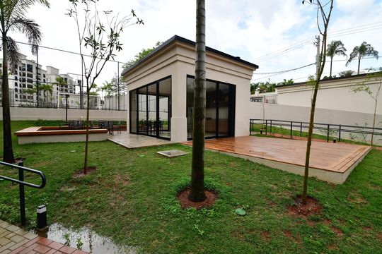 Área comum - Churrasqueira de apartamento à venda com 3 quartos, 92m² em Bairro das Palmeiras, Campinas