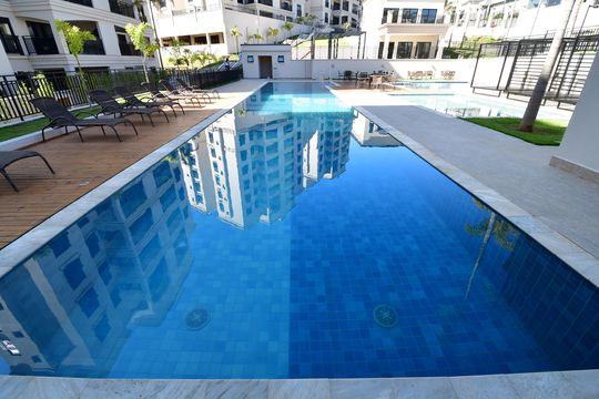 Área comum - Piscina de apartamento à venda com 3 quartos, 166m² em Bairro das Palmeiras, Campinas