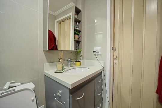 Banheiro de apartamento à venda com 2 quartos, 58m² em Engenheiro Goulart, São Paulo