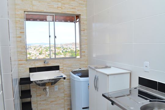Área de Serviço de kitnet/studio para alugar com 1 quarto, 21m² em Lajedo, Belo Horizonte