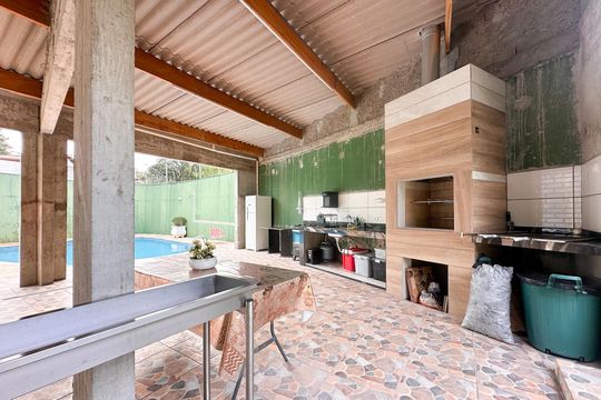 Área comum - Churrasqueira de casa de condomínio à venda com 3 quartos, 173m² em Vila Euro, São Bernardo do Campo