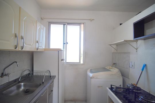 Cozinha de apartamento à venda com 2 quartos, 48m² em Canudos, Novo Hamburgo