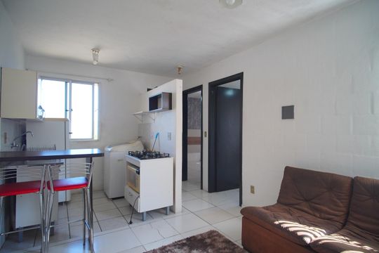 Sala de apartamento à venda com 2 quartos, 48m² em Canudos, Novo Hamburgo