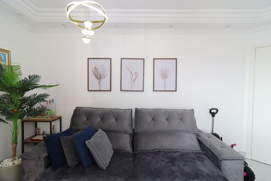 Sala de apartamento à venda com 2 quartos, 48m² em Vila Constanca, São Paulo