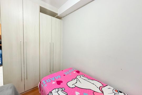 Quarto 1 de apartamento para alugar com 2 quartos, 38m² em Parque Maria Helena, São Paulo