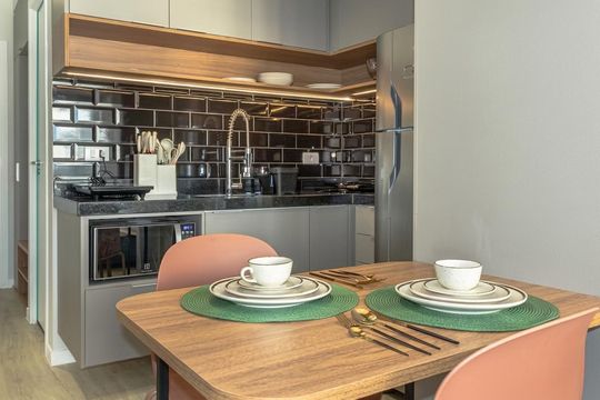 Sala de Jantar de apartamento para alugar com 1 quarto, 25m² em Pompeia, São Paulo