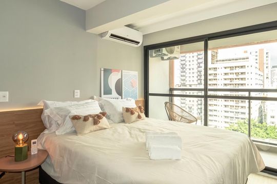 Sala / Quarto de apartamento para alugar com 1 quarto, 25m² em Pompeia, São Paulo