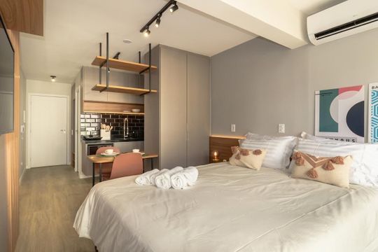 Apartamento para alugar com 1 quarto, 25m² em Pompeia, São Paulo
