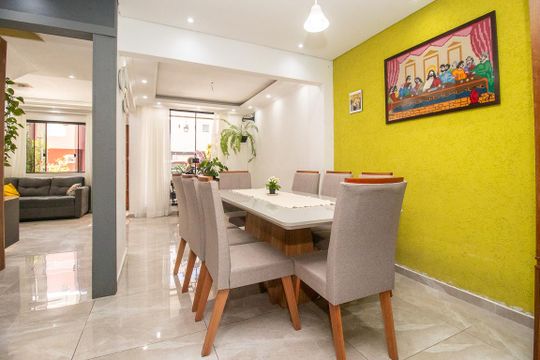 Sala de Jantar de casa de condomínio à venda com 5 quartos, 170m² em Cidade Industrial de Curitiba, Curitiba