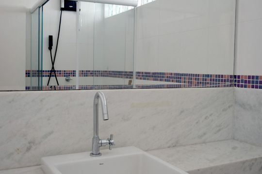 Banheiro de apartamento à venda com 3 quartos, 175m² em Jardins, São Paulo