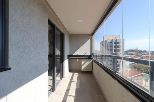 Sacada de apartamento para alugar com 1 quarto, 46m² em Ribeirânia, Ribeirão Preto