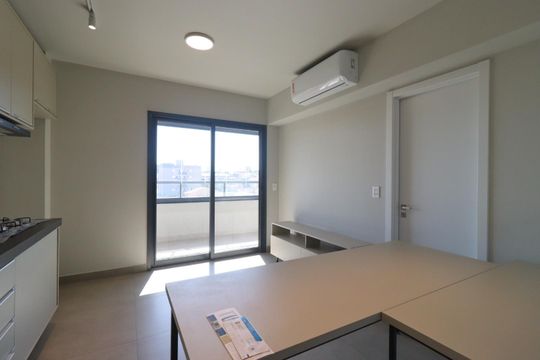 Sala de apartamento para alugar com 1 quarto, 46m² em Ribeirânia, Ribeirão Preto