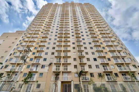 Fachada de apartamento para alugar com 1 quarto, 28m² em Jardim Itacolomi, São Paulo